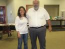 Rosa Hernandez, KJ6VGF, Imperial County  Emergency Services Coordinator and Steve Early, AD6VI San Diego Section Manager